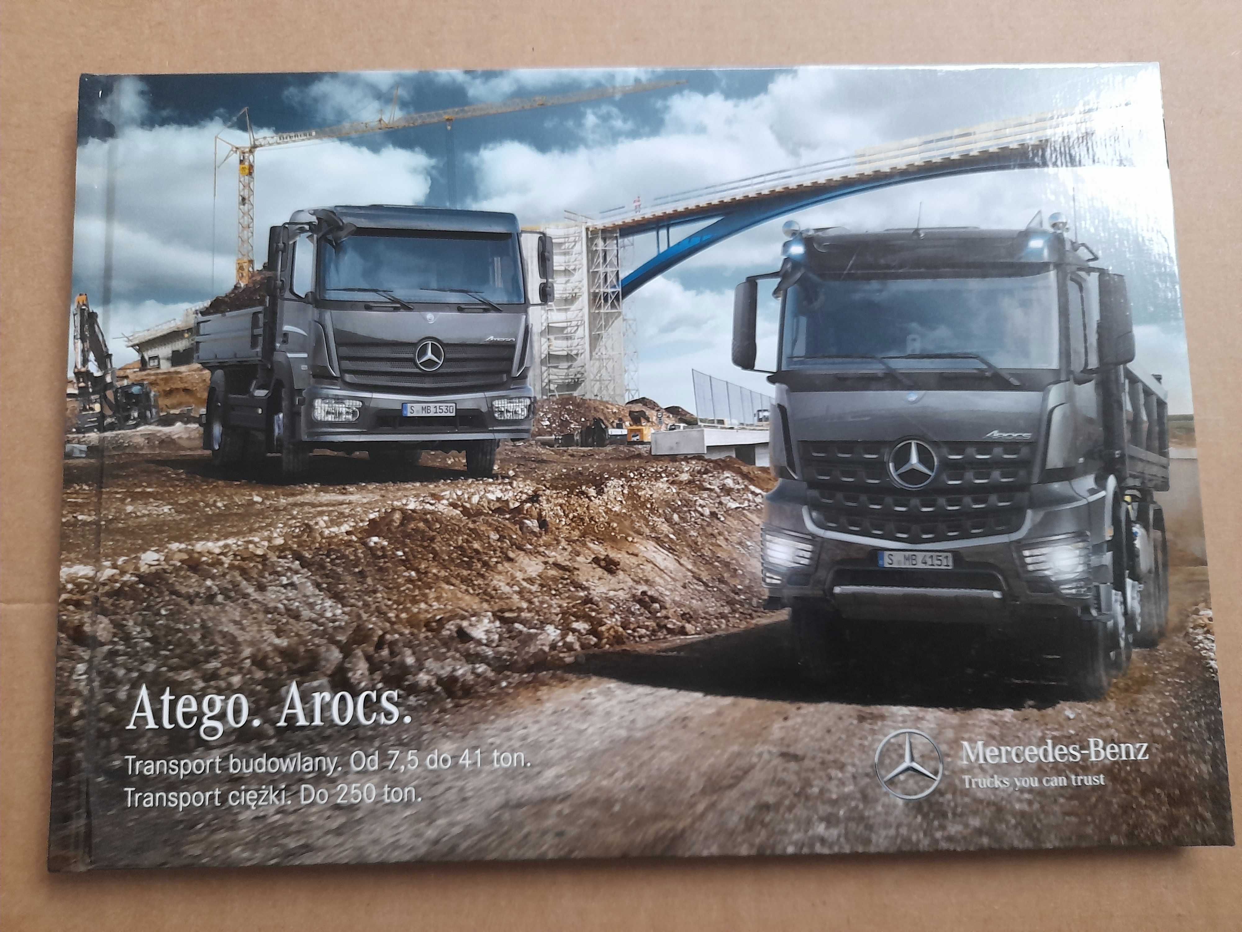 MERCEDES Atego i Arocs transport od 7,5 do 250 ton prospekt PL 2015