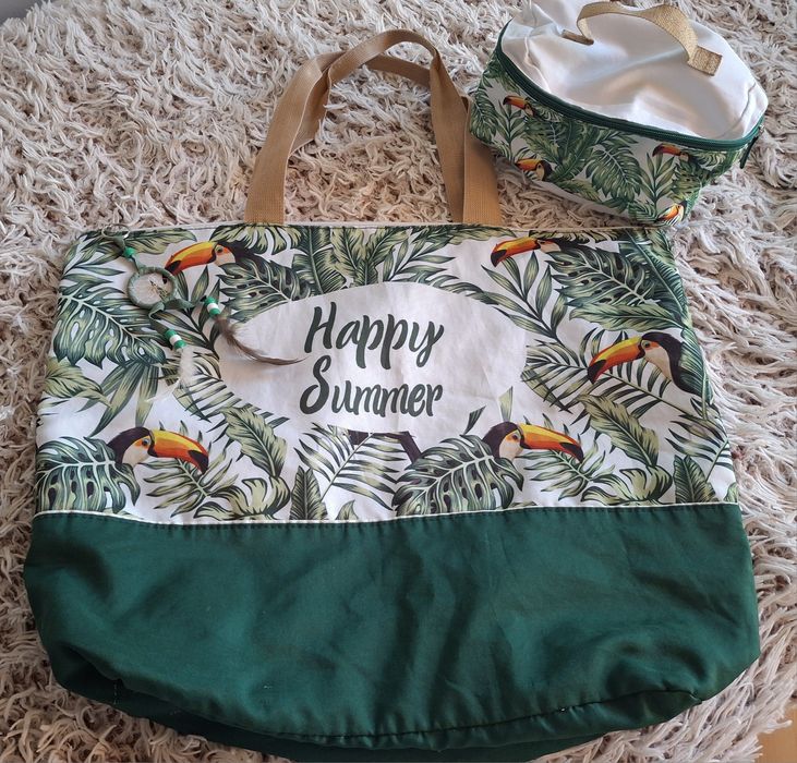 Torba i kosmetyczka Yves Rocher letnia Happy Sommer tukan