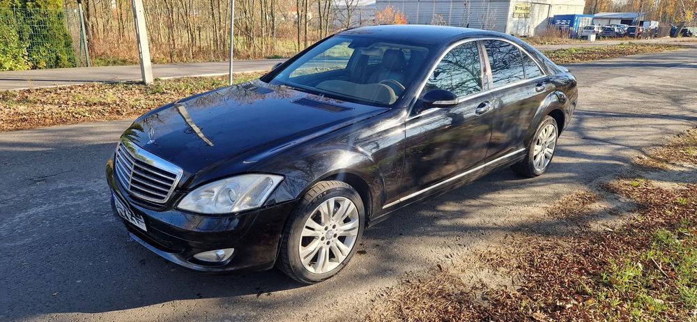 Mercedes-Benz Klasa S 2007 rok S350 LPG AIR Matic dociągi skóra Navi xenon