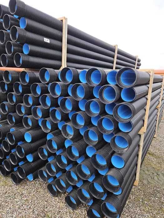 Rura drenarska FI-200/6000 OD/PP Nacinana nacięcia 220* LP SN-8