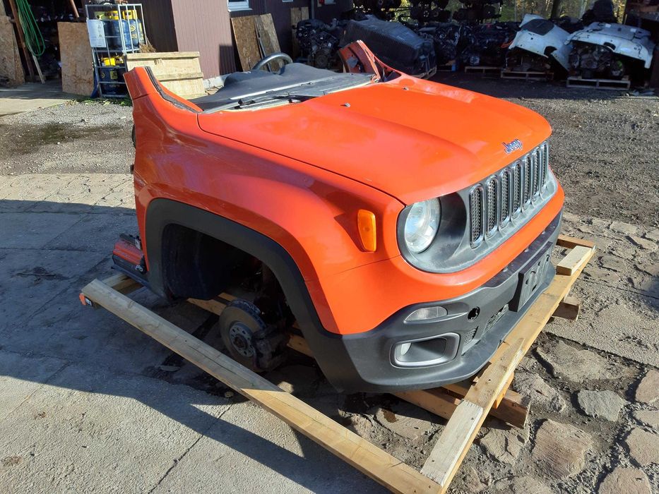 Maska zderzak chłodnice Jeep Renegade 2.4 USA 2016r lampa komplet 562