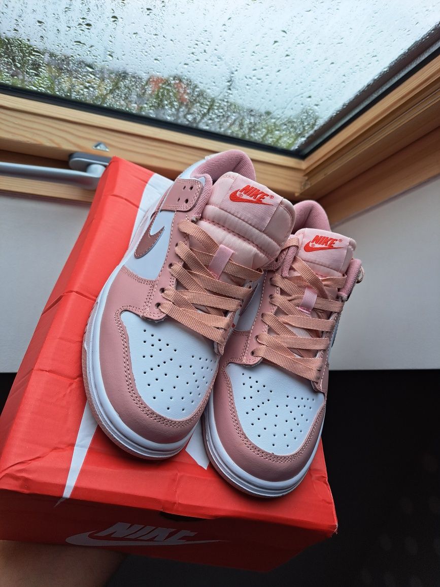 Nike dunk velvet pink roz 39