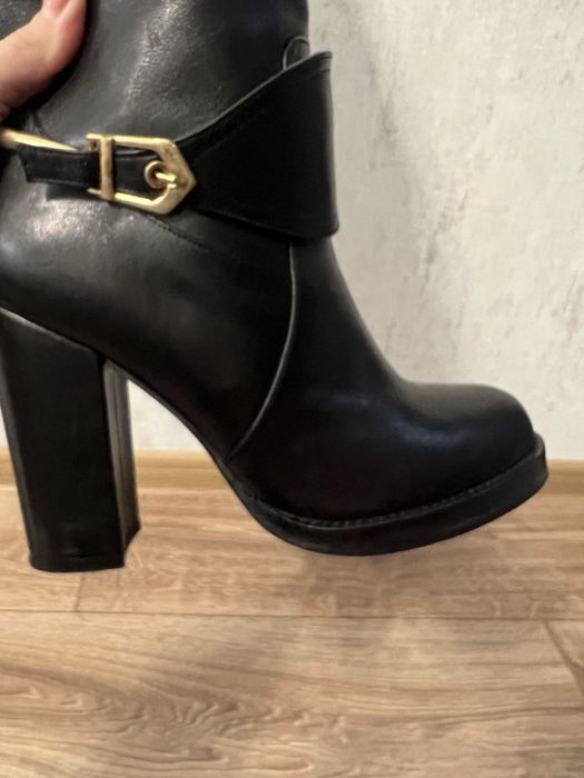 Чоботи осінь,натуральна шкіра