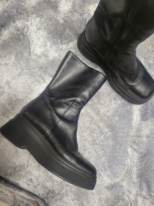 Шкіряні черевики vagabond 41 жіночі ботинки кожаные сапоги