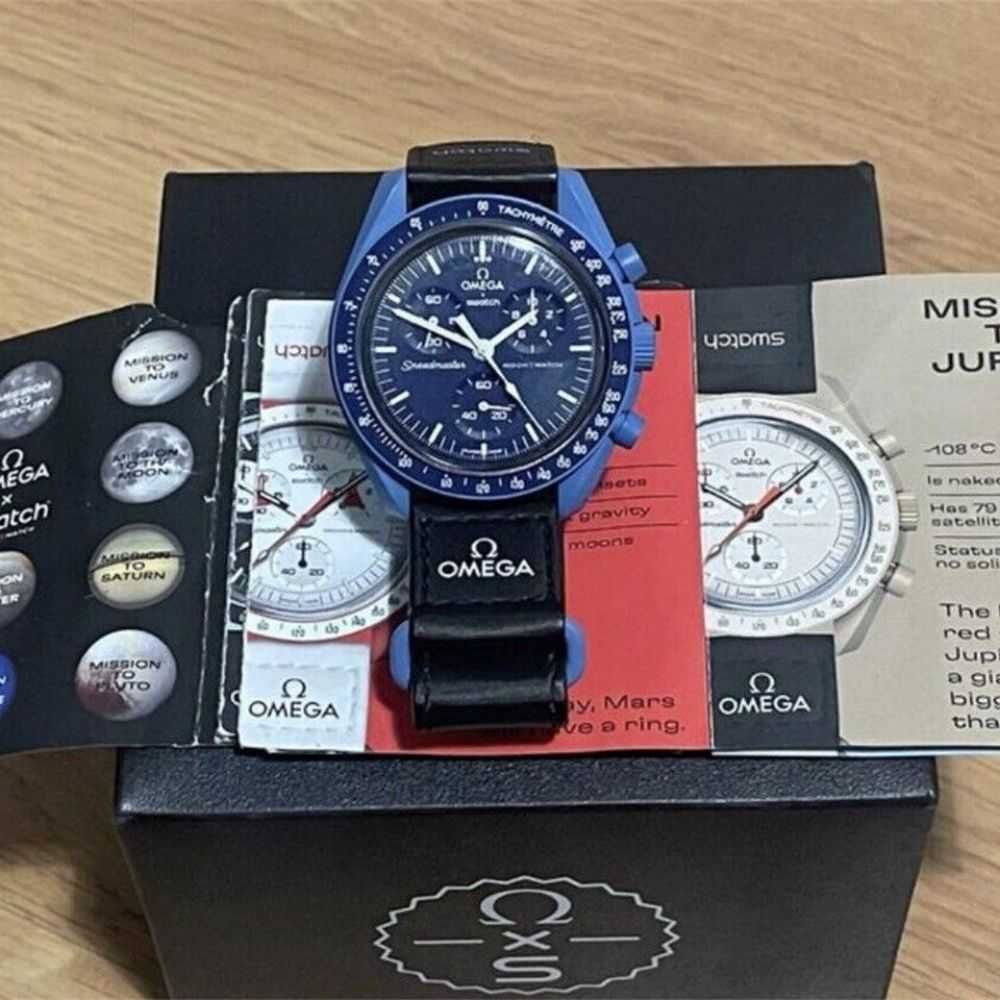 Omega x Swatch Neptune SO33N100 - Głębinowy Blask w Bio-Ceramice 2024