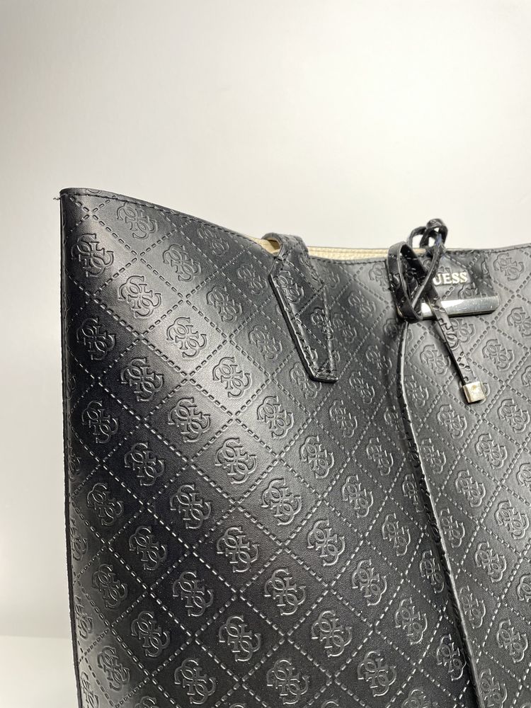 GUESS torebka shopper czarna marciano tote jet set klasyczna maxi midi