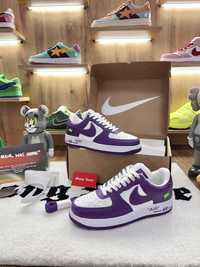Кросівки Nike Air Force x Louis Vuitton Purple / White