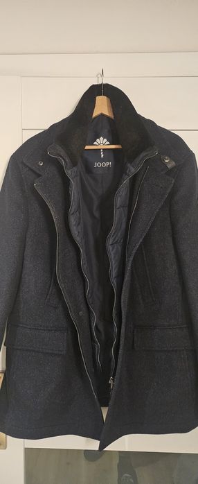 OKAZJA!!! JOOP! Męski płaszcz wełniany roz 54