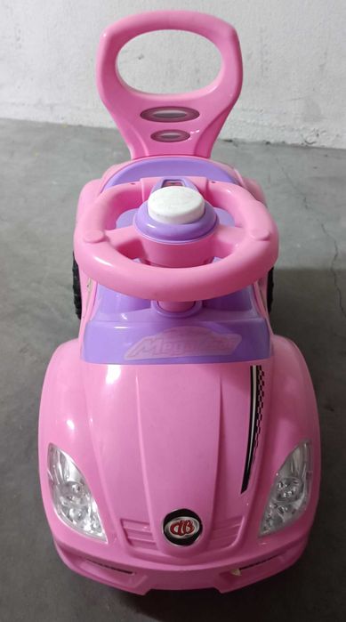 Carro andador rosa