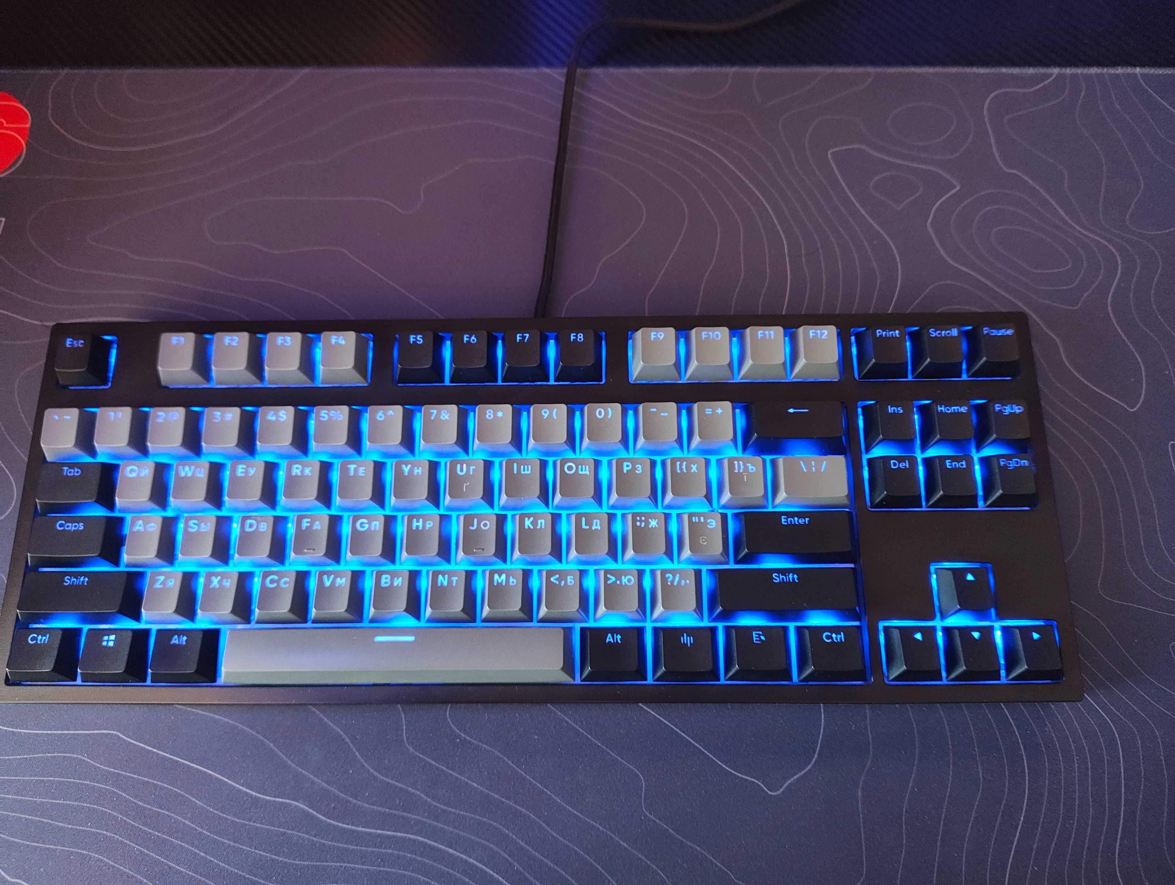 Клавіатура Dark Project KD87A Gateron Cap Teal