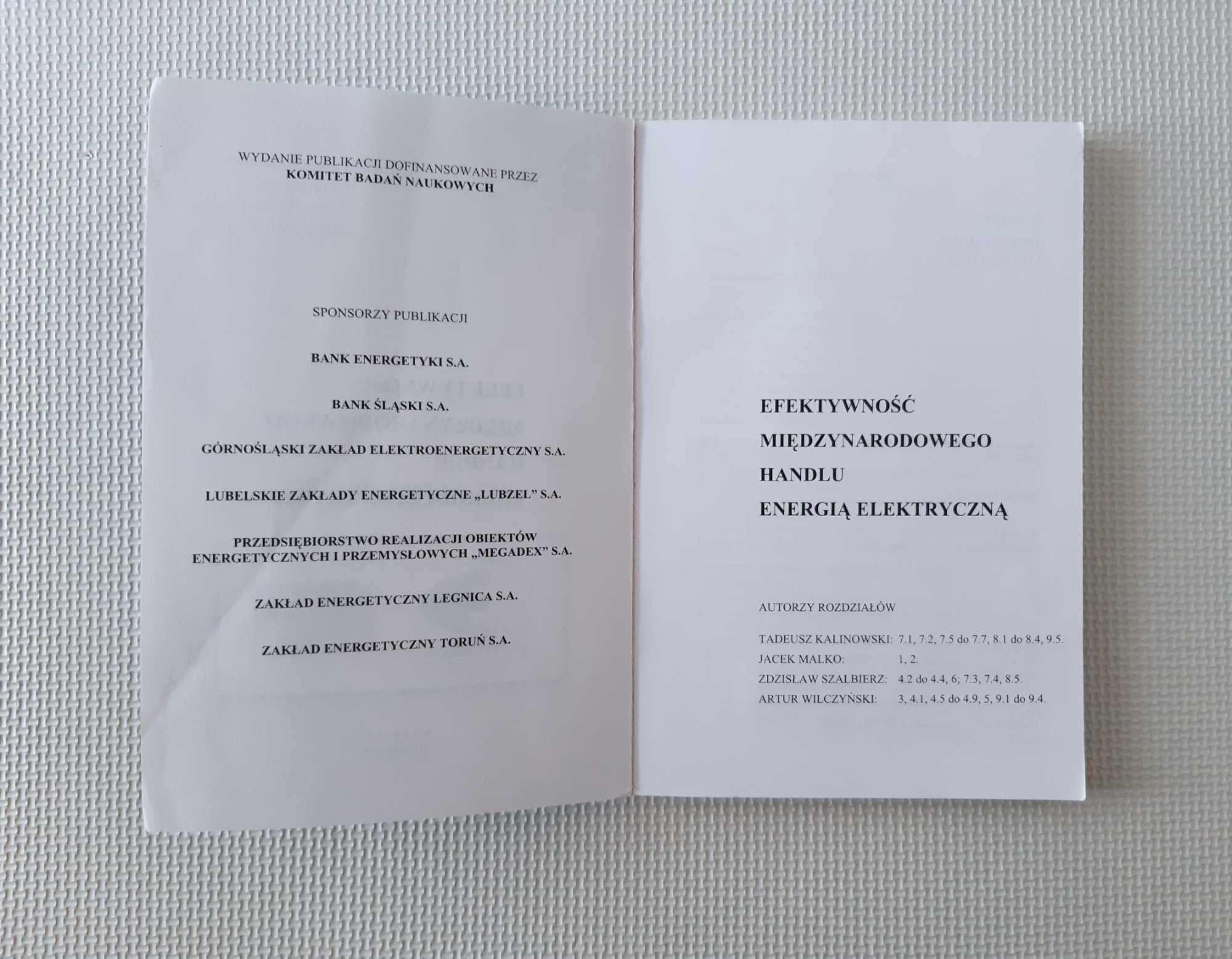 Efektywność Międzynarodowego Handlu Energią Elektryczną Kalinowski