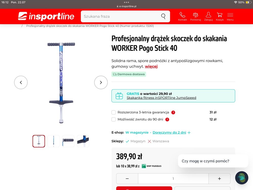 Pogo Stick - drążek do skakania