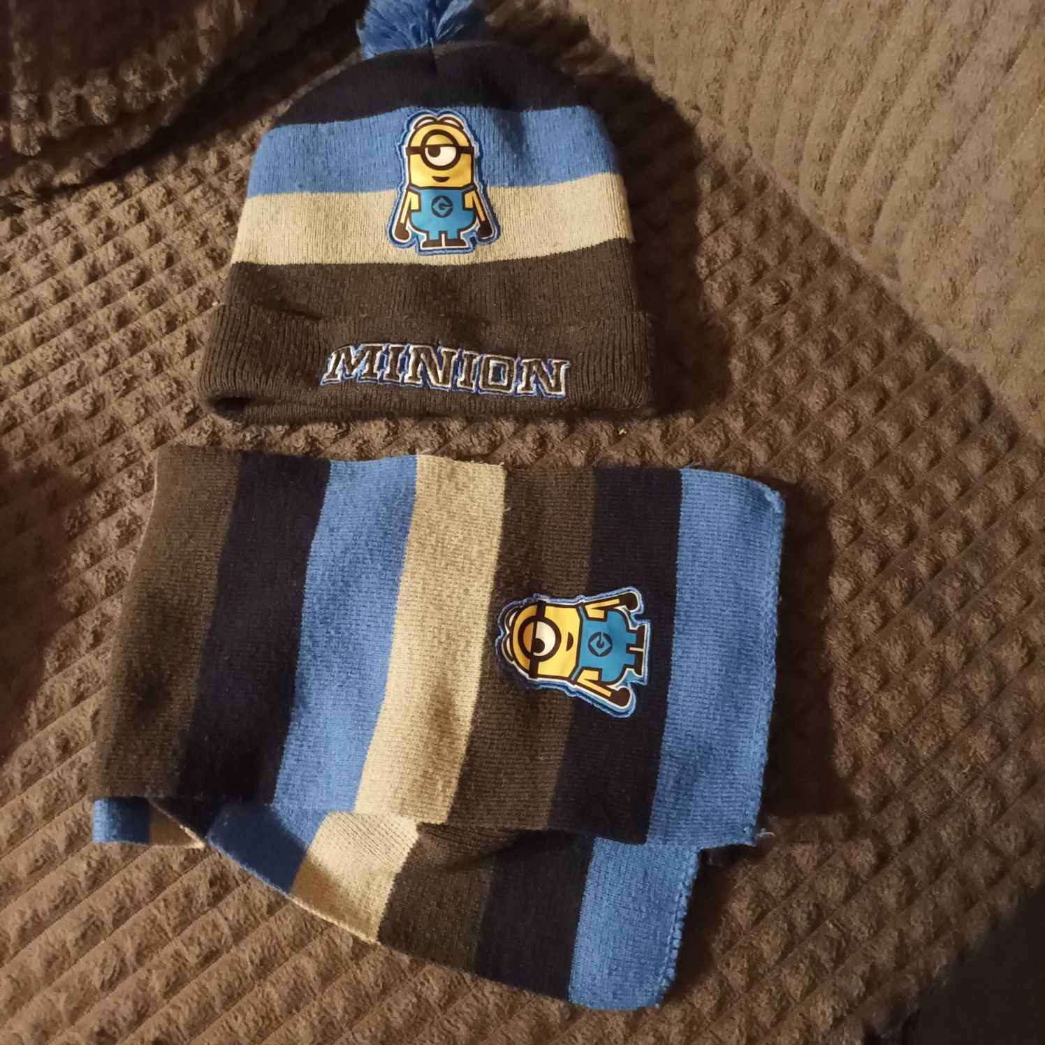 3 komplety czapka z szalikiem dla chłopca