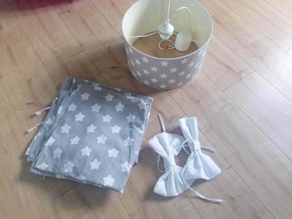 zasłony + lampa gwiazdki