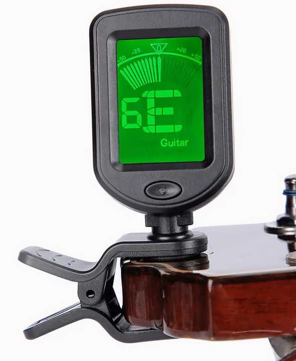 Tuner chromatyczny (stroik) Gitara, Bas, Violin, Ukulele