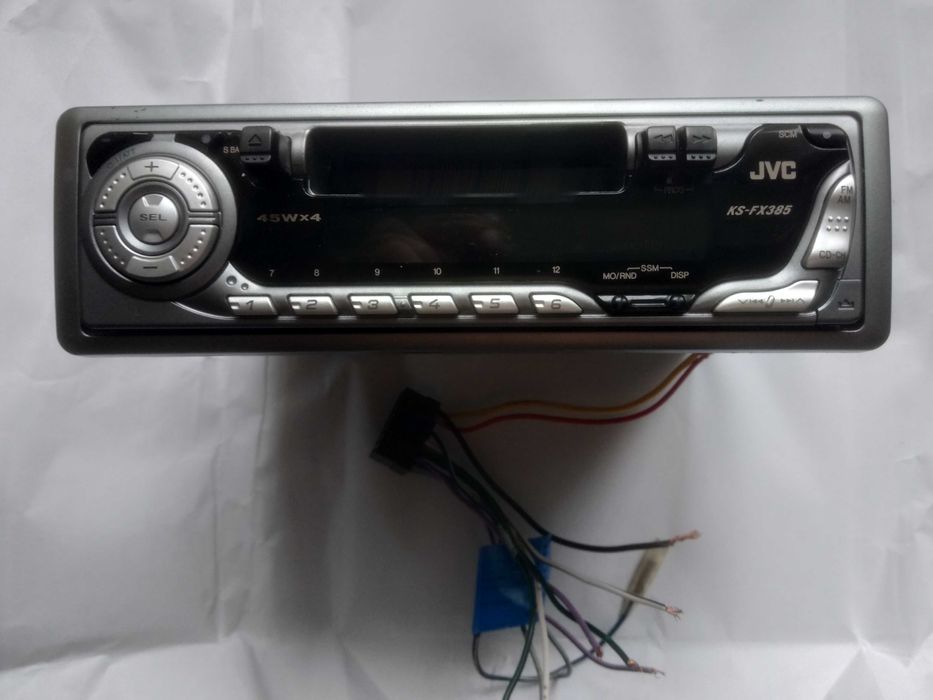 магнитола JVC KS-FX385, автомагнитола JVC, кассетная