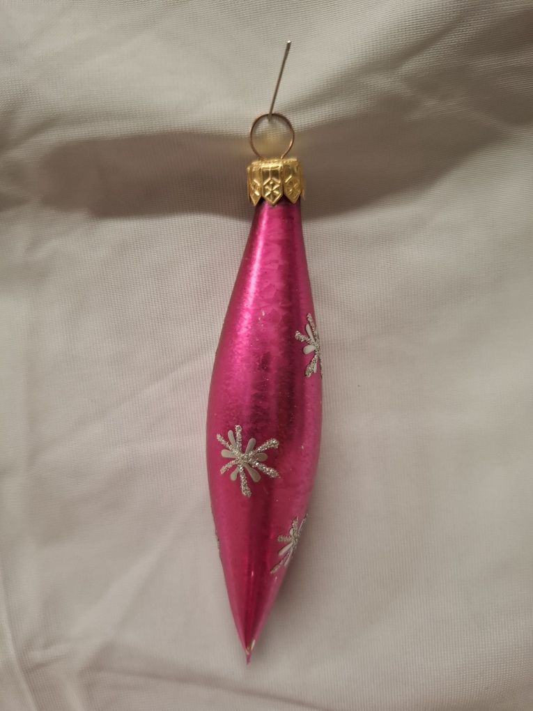 Bombki sople na choinkę prl 5 szt