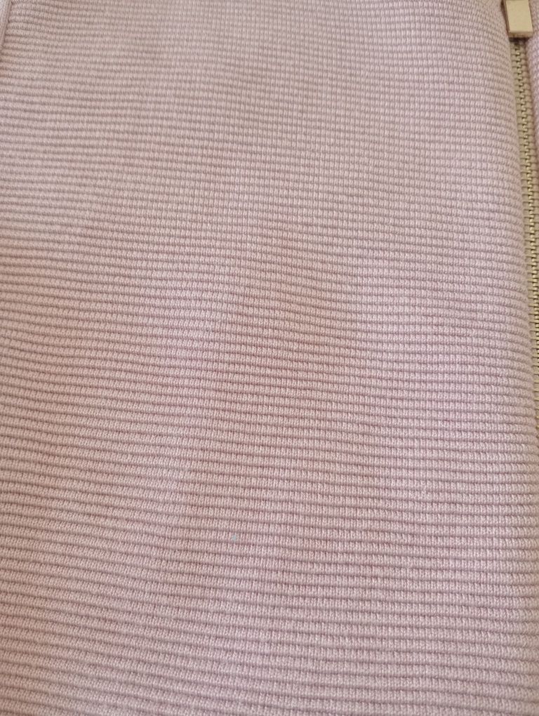 Casaco de malha rosa