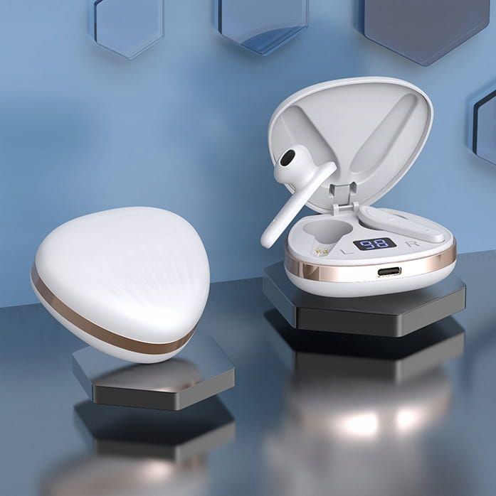 Słuchawki bezprzewodowe LOGIT X19 White z etui i powerbankiem