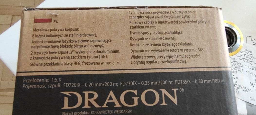 Kołowrotek Team Dragon 730 iX okazja