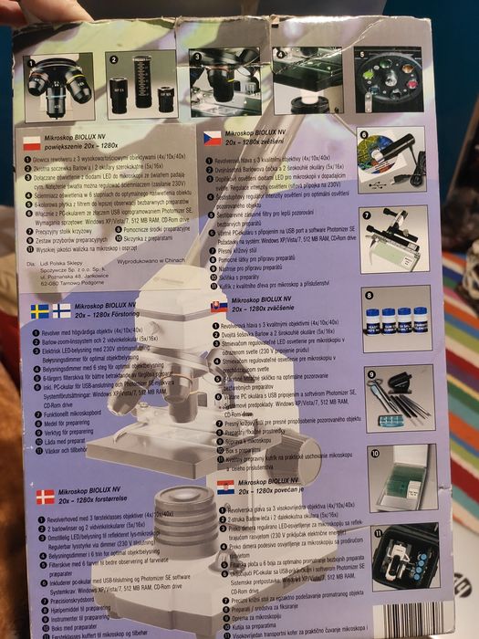 Mikroskop Biolux NV 20x-1280x
