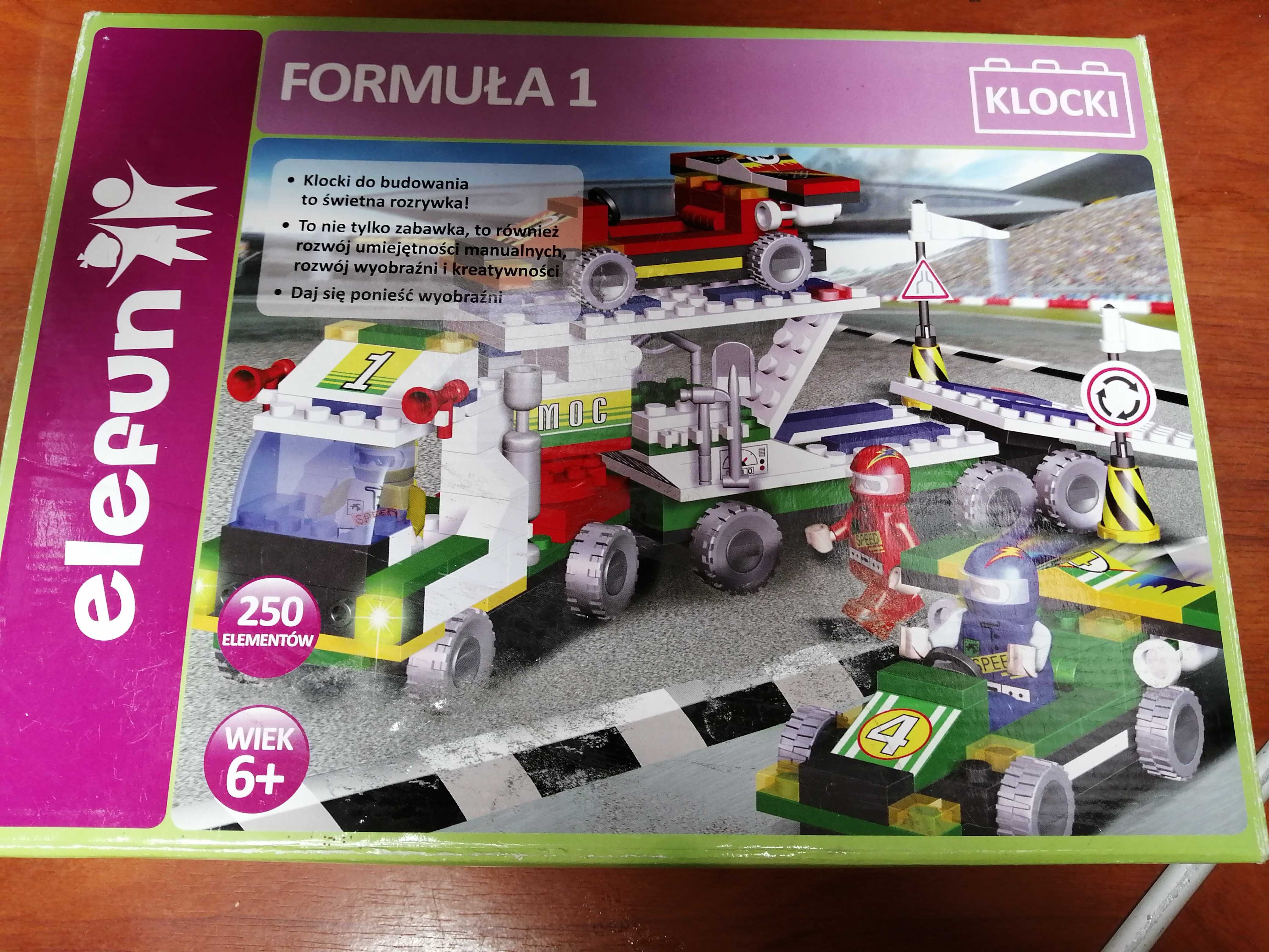 Klocki  Formuła 1, wiek  6+