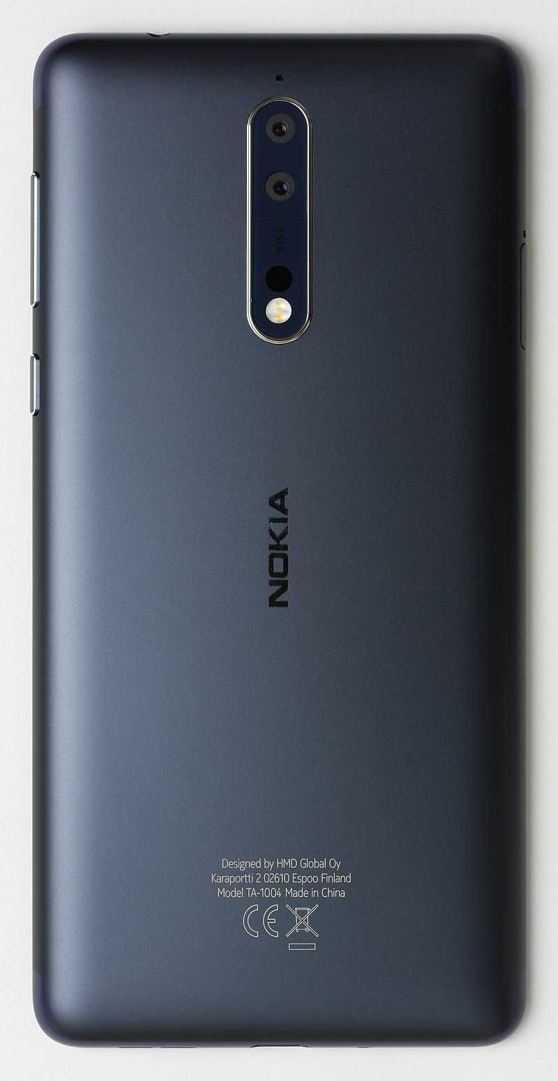 Смартфон Nokia 8 Dual Sim 4/64 ГБ Black 5.3" 13 Мп+13 Мп 3090 мАч