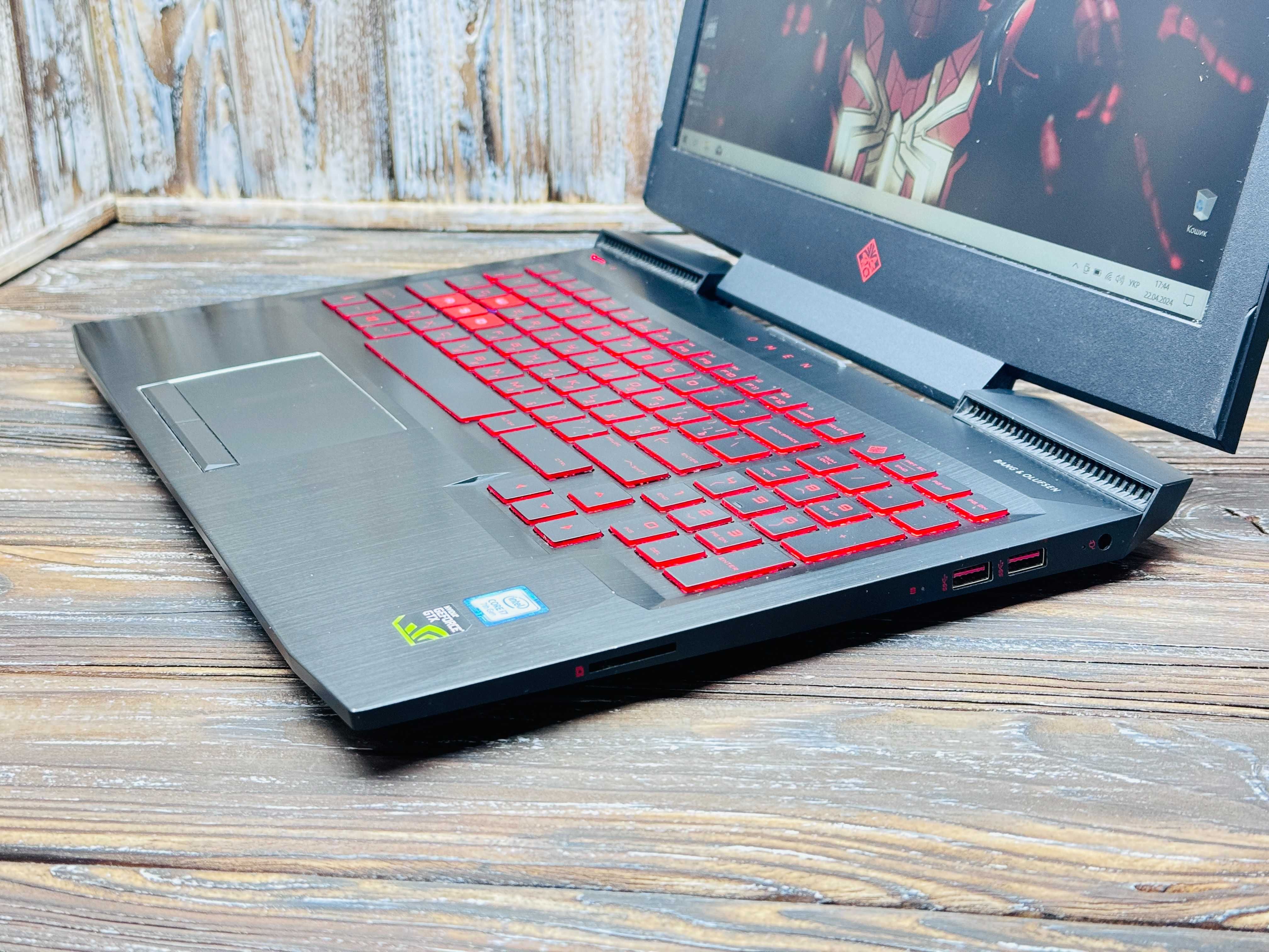 Ігровий Ноутбук Hp Omen 15-CE010NW/i7-7700HQ/GTX 1050 TI 4 GB/ГАРАНТІЯ