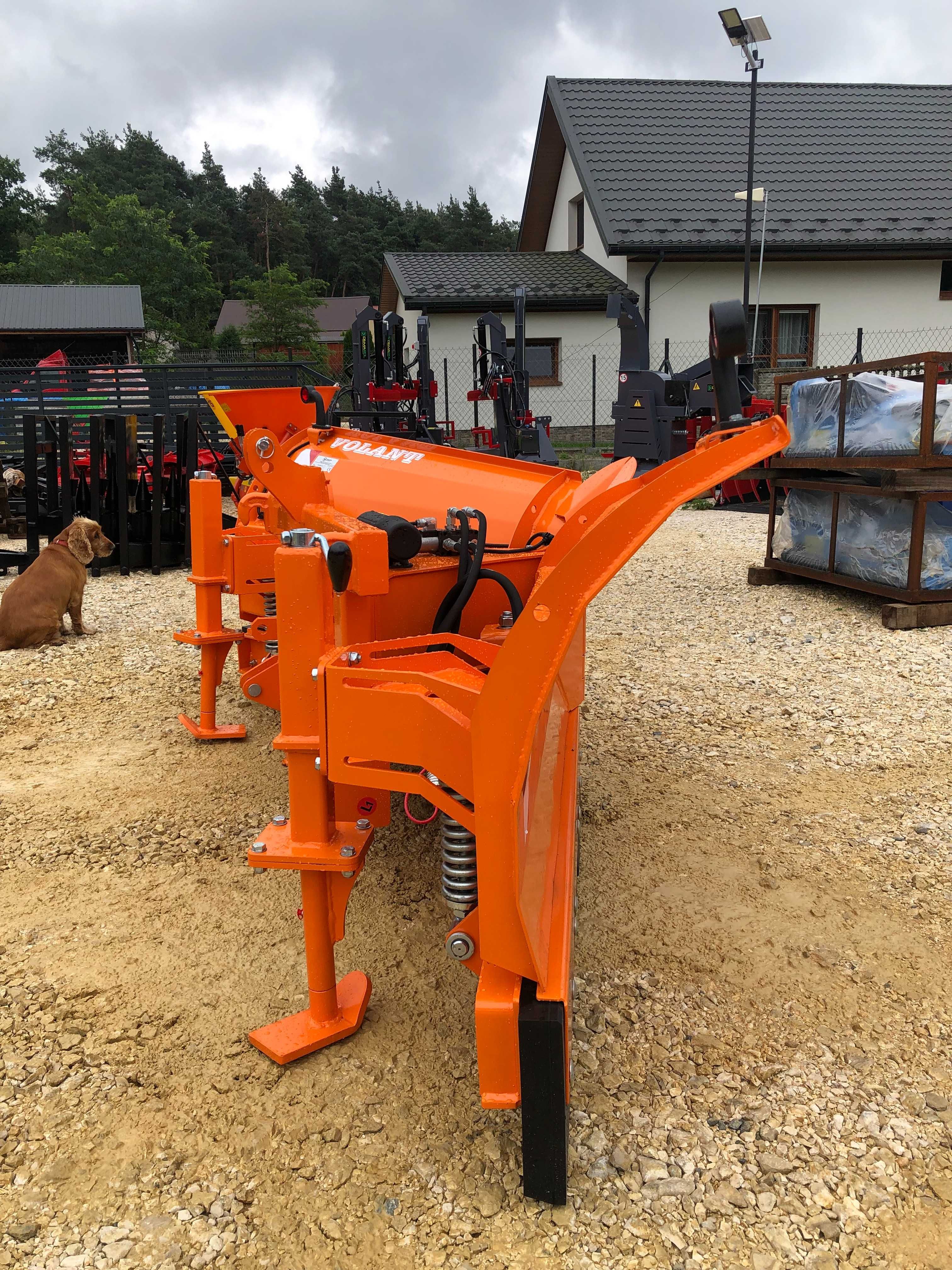 Solidny pług hydrauliczny do śniegu strzałka VOLANT 2,5/3,2m