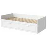 BRIMNES Rama leżanki z 2 szufladami 80x200 cm Łóżko Ikea nowe