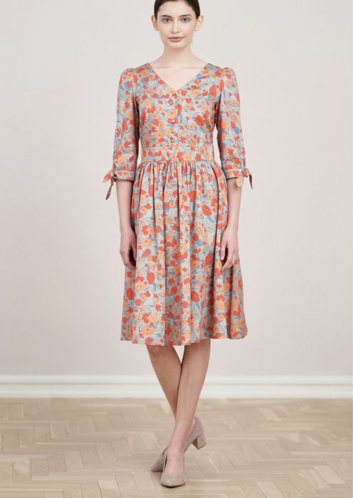 Sukienka Marie Zelie Odette zielona S 36