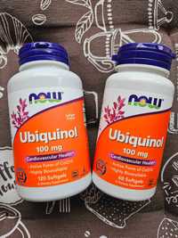 NOW Foods убіхінол убихинол ubiquinol 100 мг 60 120 капсул Коензим Q10