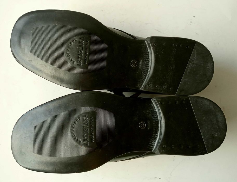 Чоловічі шкіряні туфлі монки