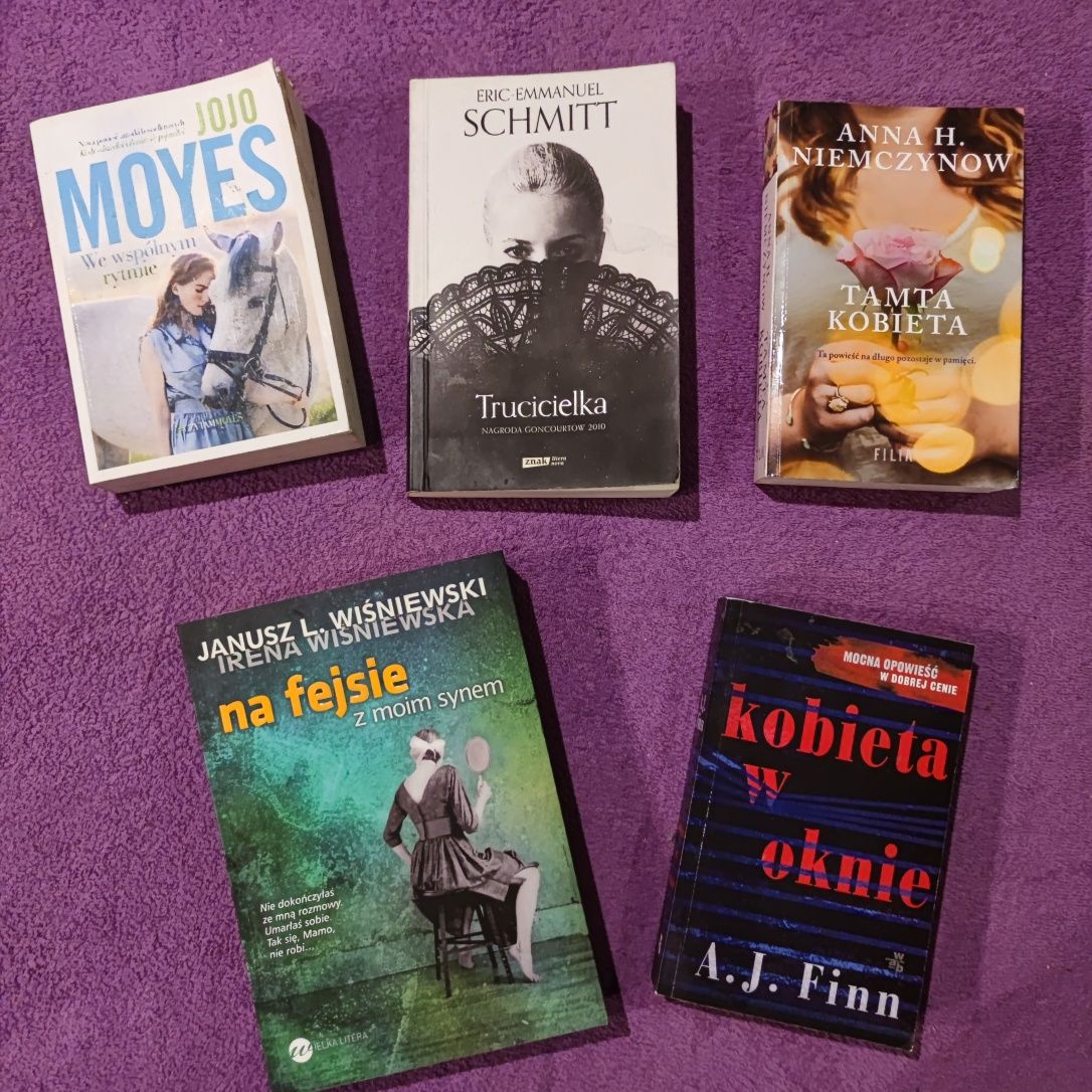 Jojo Moyes, A. Finn, E. Schmitt o inni super seria/pakiet