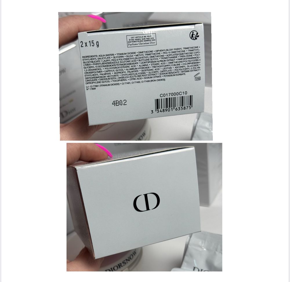 Кушон Dior тональний зі змінним блоком  Diorsnow C10