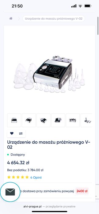 Urządzenie do masażu próżniowego V-02