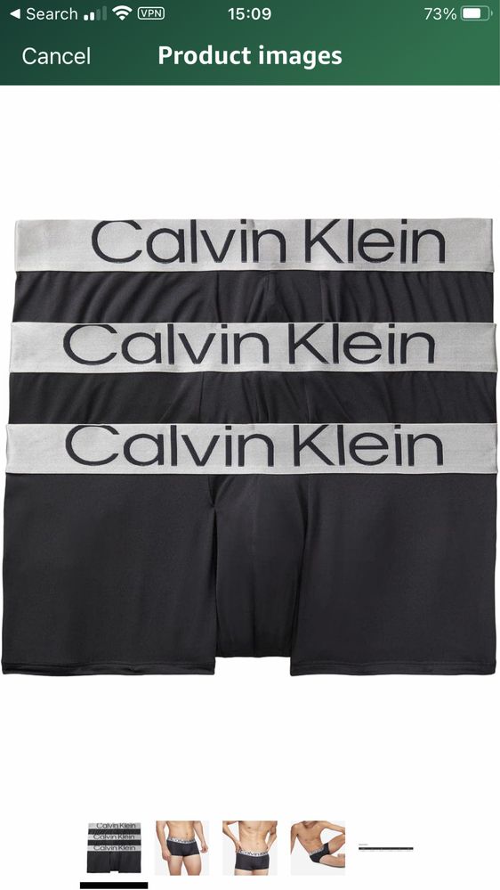 Чоловічі труси Calvin Klein Men's Low Rise Trunk (3 Pack)