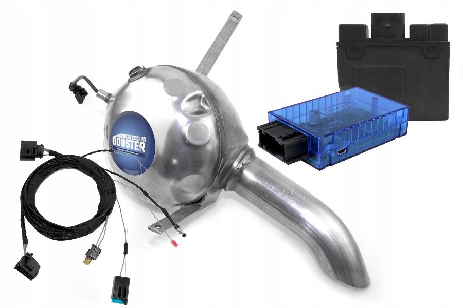 Aktywny układ wydechowy Sound Booster głoś + moduł +okabl VW TOURAN 5T