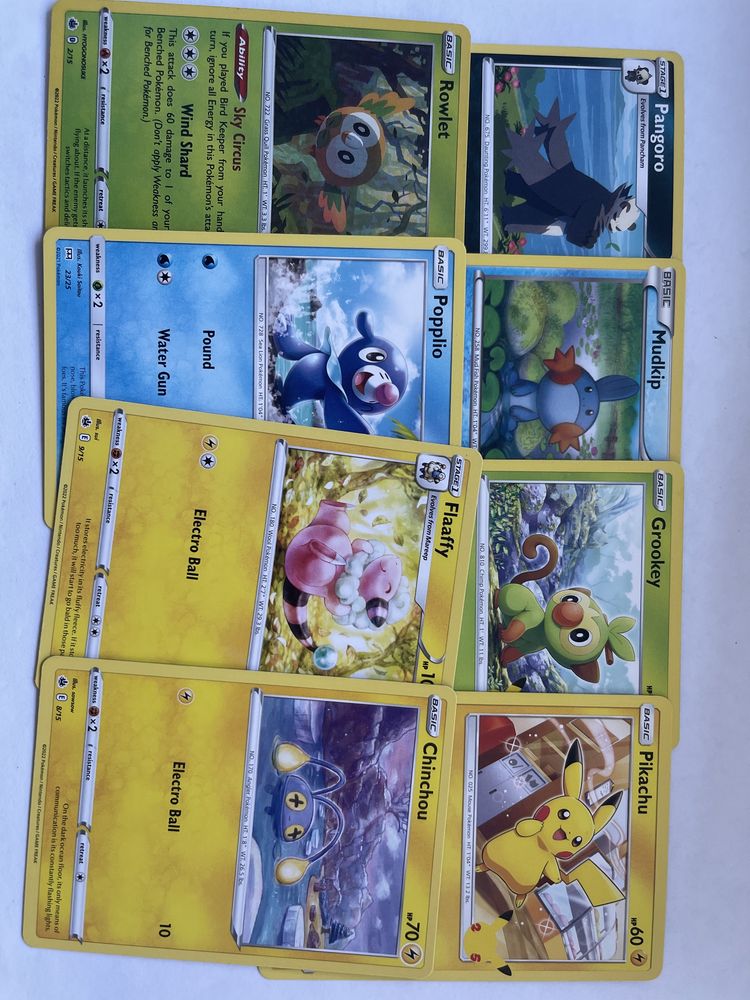 Коллекционые карточки Pokémon. Оригинал.