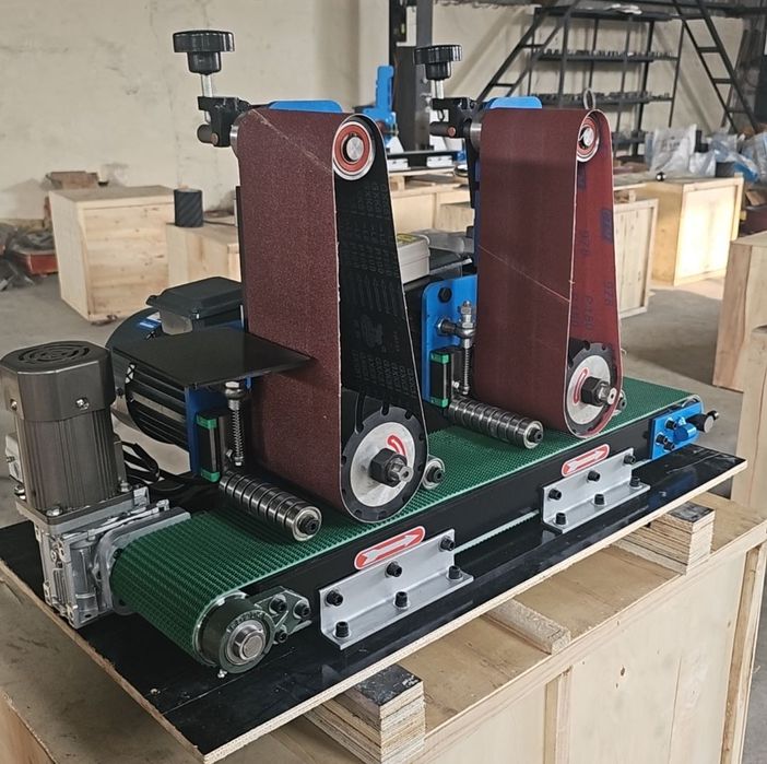 Стрічкова  машина для полірування металу (нерж. сталь алюміній)