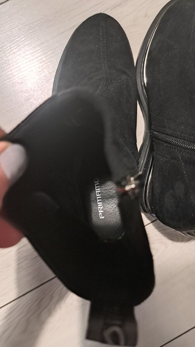 Prima Moda botki skarpetkowe