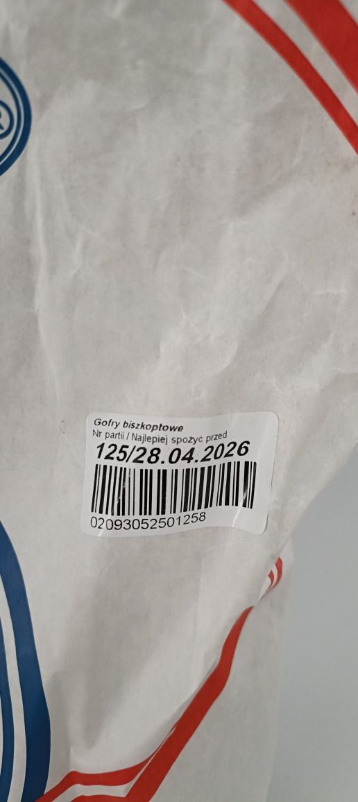 Ciasto do gofrów biszkoptowych 5 kg