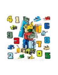 Трансформер цифра робоцифра дитяча розвиваюча іграшка
