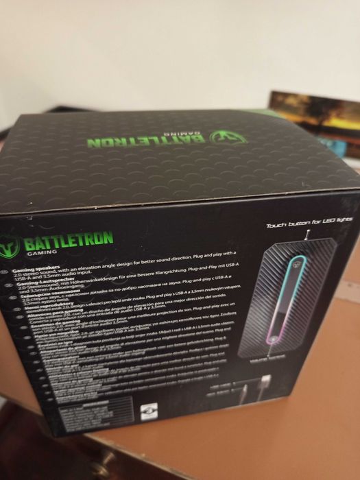 Colunas Stereo Battletron Gaming