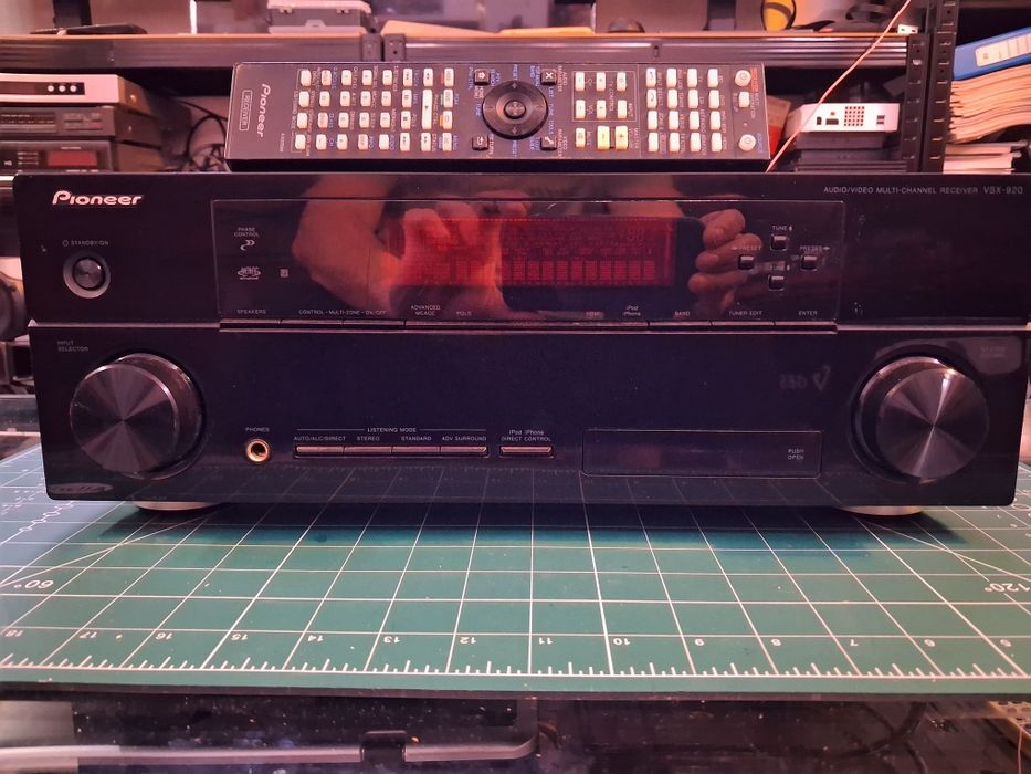 Amplituner Pioneer VSX-920-K 7.1 z oryginalnym pilotem. Super stan!