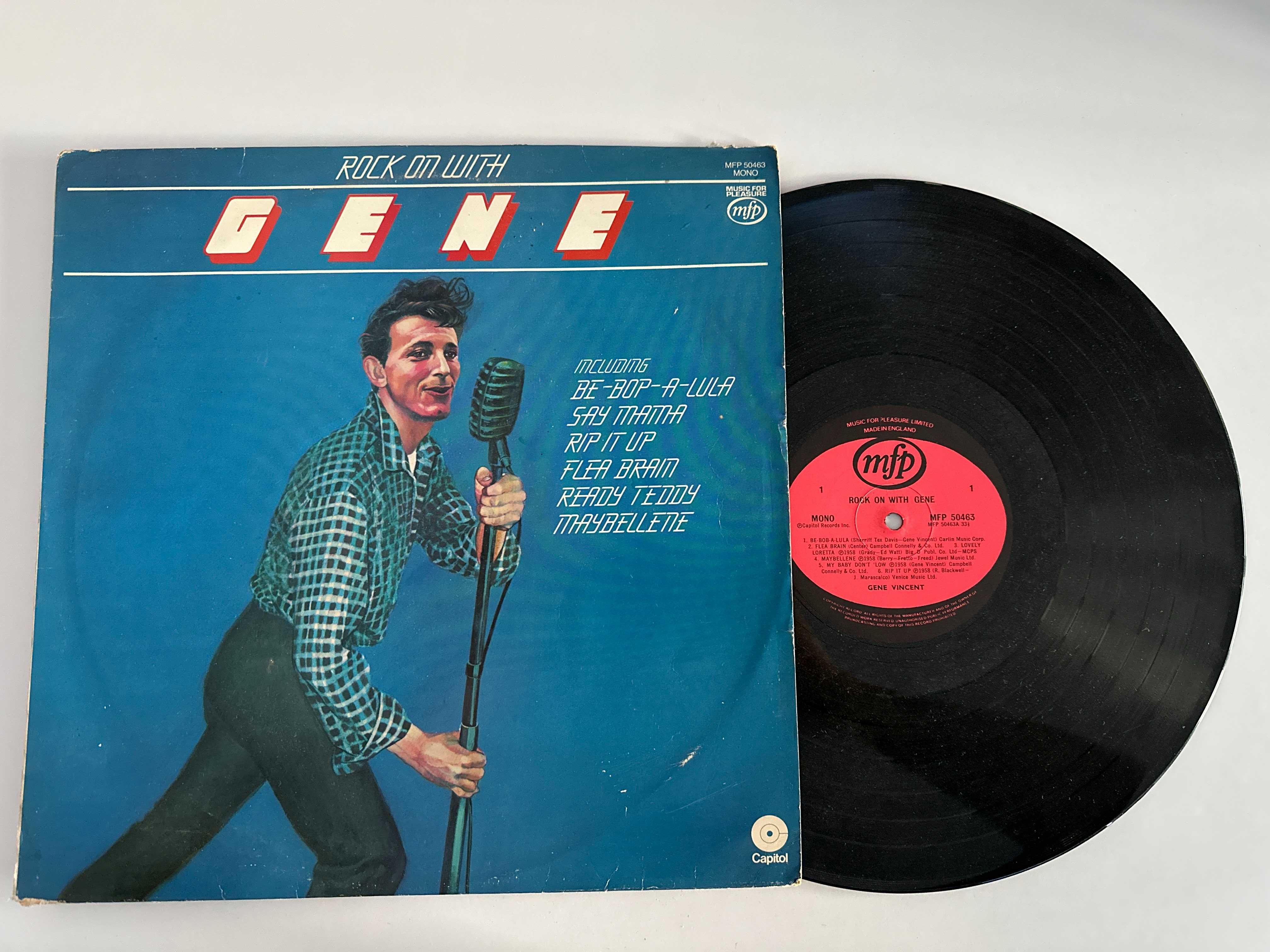 Gene Vincent – Rock On With Gene LP Winyl (A-47)