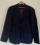 Top Secret slim fit granatowa męska marynarka 52 b. dobry - stan len