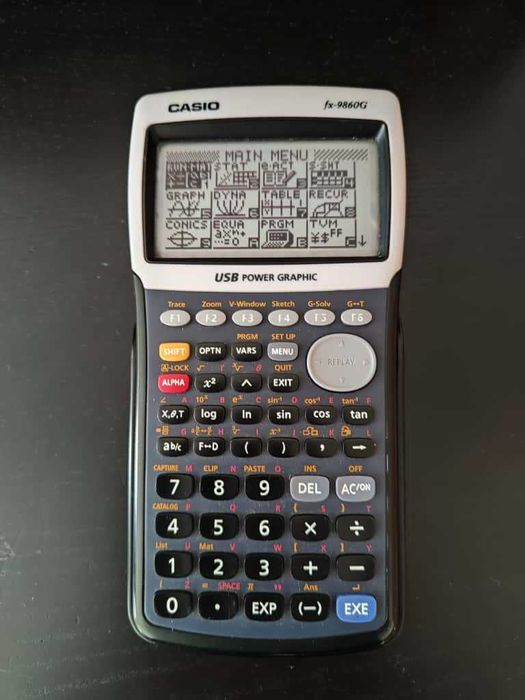 Calculadora gráfica CASIO FX-9860G com porta USB