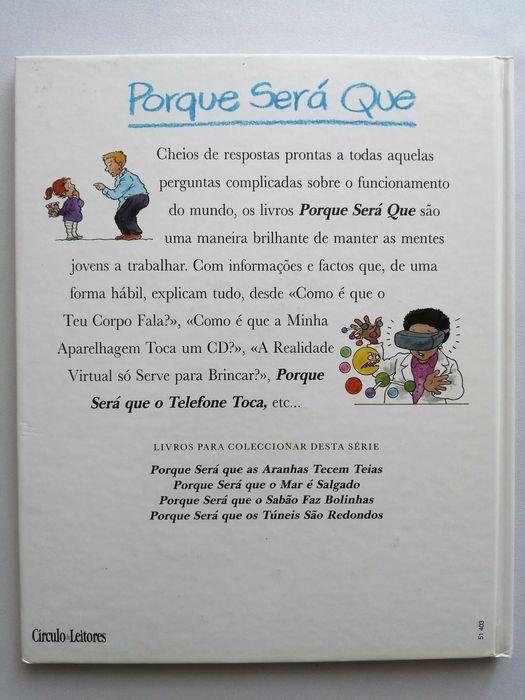 Livro didático “Porque Será Que O Telefone Toca E Outras Perguntas...