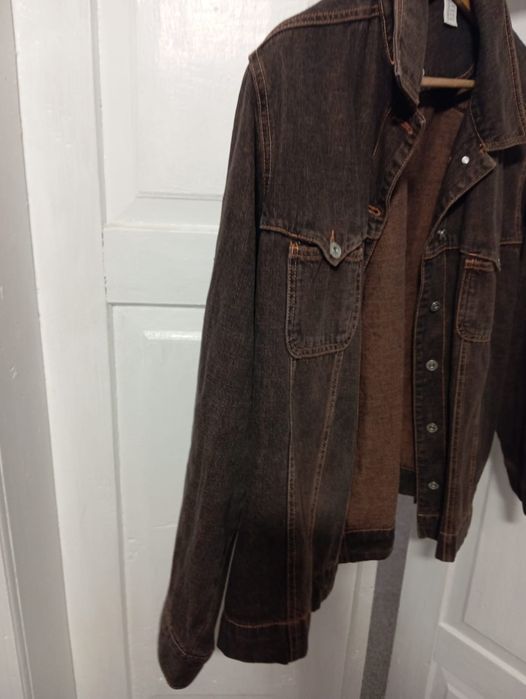 Katana jeansowa brazowa